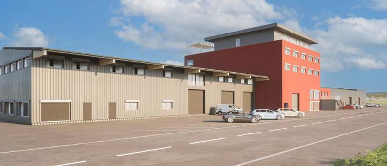 Topcoat Visualisierung der neuen Gebäude Topcoat Visualisierung der neuen Gebäude